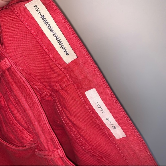 Anthropologie Pilcro and the Letterpress Script High-Rise Crop Flare Jean 29 - Picture 4 of 11